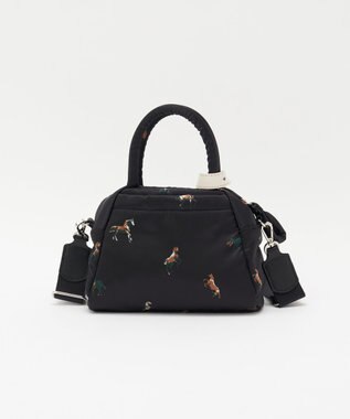 russet WOODLANDER 2WAYミニトートバッグ(CE-1668) Horse/BK