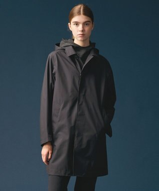 JOSEPH ABBOUD MOUNTAIN 【軽量/防風/透湿防水素材/JAPANファブリック】7Dライトフライ3レイヤーマウンテンシェル コート ブラック系