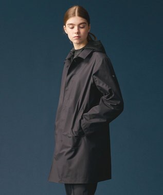 JOSEPH ABBOUD MOUNTAIN 【軽量/防風/透湿防水素材/JAPANファブリック】7Dライトフライ3レイヤーマウンテンシェル コート ブラック系