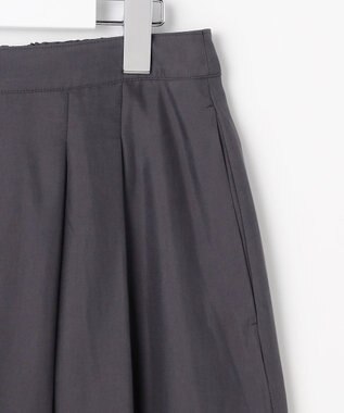 J.PRESS LADIES CUPRAツイル タック スカート スレート系