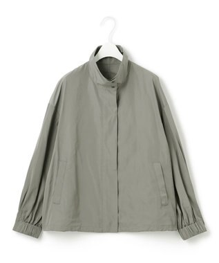 ICB 【洗える】 エステルメモリータフタ ブルゾン スレートカーキ系