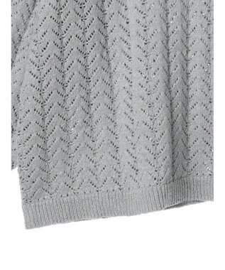 earth music&ecology ビッグカラーニットプルオーバー Light Gray