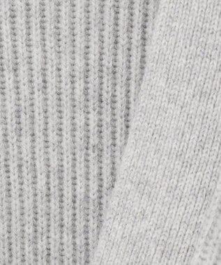 23区 【洗える】カシミヤブレンド ニット カーディガン ライトグレー系