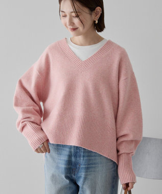 AMERICAN HOLIC ワイドリブVネックプルオーバー