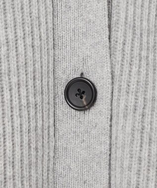 23区 【洗える】カシミヤブレンド ニット カーディガン ライトグレー系