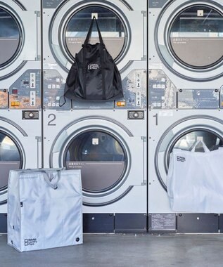 ROOTOTE 9655【BLT×RT コラボ商品】RT. Baluko Laundry Place.ランドリーバッグ.コンテナ 01：グレー