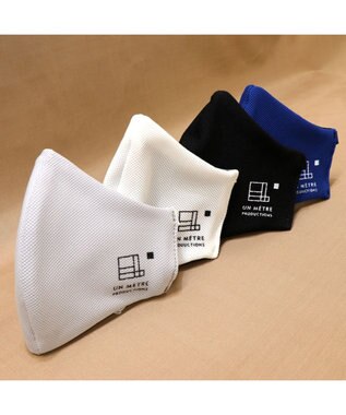 Regalo Felice 【日本製 / 呼吸がしやすい / 抗菌防臭】クールマスク＆ポーチセット / マイクロ WH(ホワイト)