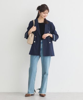 earth music&ecology テーラードジャケット Navy