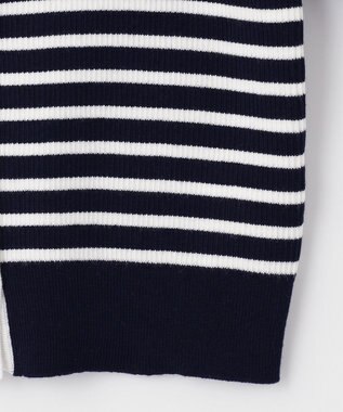 組曲 KIDS 【150-160cm】ボーダーカーディガン ネイビー系1