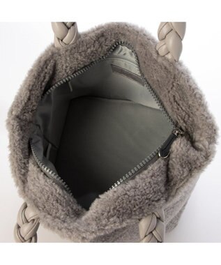 UNBILLION カシュカシュ cachecache / ブレイドハンドルボアミニトート GY