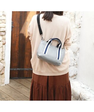 Regalo Felice 【色落ちしないデニム調撥水生地 / 2way】トート小 / REGALO LGY(ライトグレー)