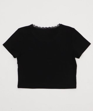 WEGO レースロゴスタッズT ブラック