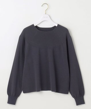 ANY SIS 【洗える】ショート丈 プルオーバー スレート
