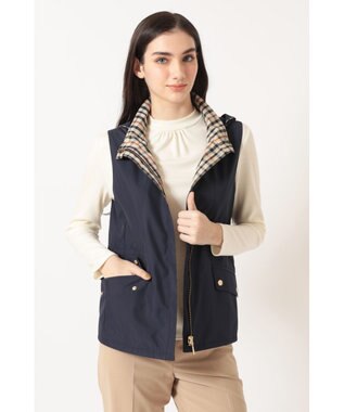 DAKS リバーシブル ハウスチェックベスト