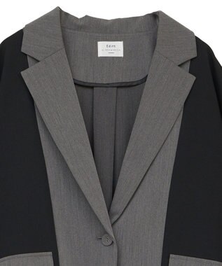 YECCA VECCA MA-1風デザインジャケット Gray