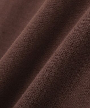 earth music&ecology シャーリングロゴTシャツ Brown