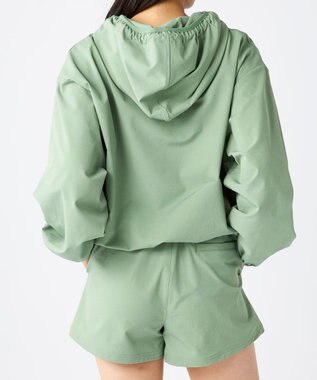 OP／FILA 【Kappa】ラッシュパーカー・ボードショーツ付き　4点セット水着 カーキ