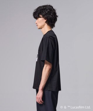 JOSEPH HOMME 【WEB限定】【スター・ウォーズ 】 JOSEPH HOMME スター・ウォーズ / リラックスフォルム クルーネックプリントTシャツ ブラック系1