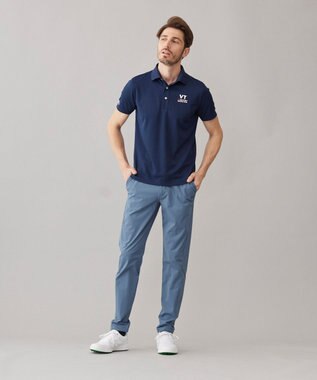 23区GOLF 【MEN】夏に嬉しい機能性！【接触冷感/ストレッチ/吸水速乾】ジャージーパンツ サックスブルー系
