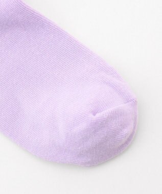 ANY KIDS アニマルマスコット ハイソックス ラベンダー×犬