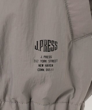J.PRESS MEN 【J.PRESS ORIGINALS】【UNISEX】Nylon Washer Taffeta Golf Jacket ライトグレー系