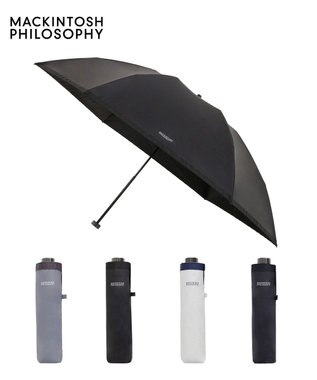 MOONBAT 【フワクール生地使用/軽量】MACKINTOSH PHILOSOPHY 遮光 晴雨兼用 折りたたみ日傘 グログラン