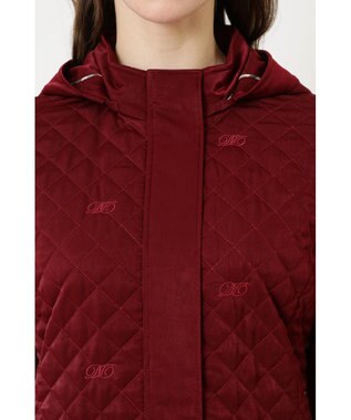 DAKS 2WAYキルトジャケット ボルドー