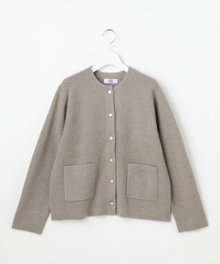 J.PRESS LADIES L BOUCLE ニット アウター モカ系