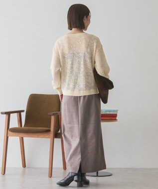 AMERICAN HOLIC レース編みニットプルオーバー Ivory