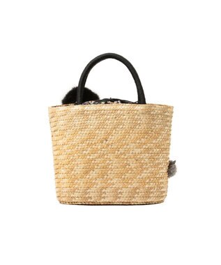 ANNA SUI TITIプランク かごバッグ ベージュ