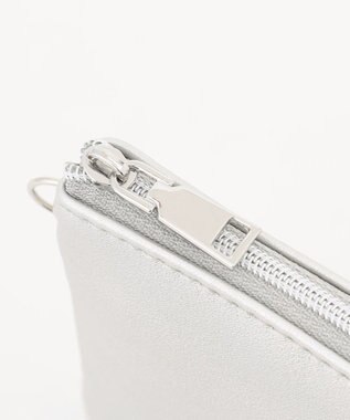 LA BAGAGERIE LA BAGAGERIE×chiyo ポーチ付きフリルエコバッグ シルバー