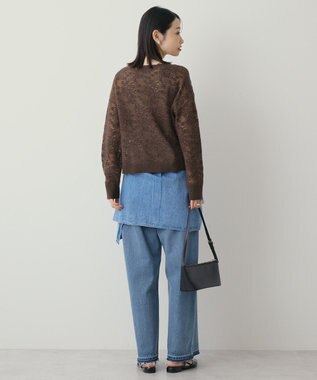 AMERICAN HOLIC レース編みニットプルオーバー Brown