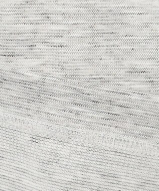 JOSEPH ABBOUD MOUNTAIN 【SPACE】リネンプレーティング天竺 ポケTシャツ ライトグレー系