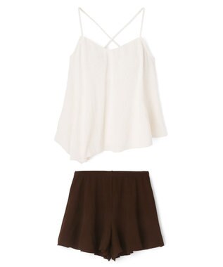 San-ai Resort（三愛水着楽園） 【SALE】３点セット水着　9M・11L【San-ai Resort（サンアイリゾート）】 ホワイト×ブラウン