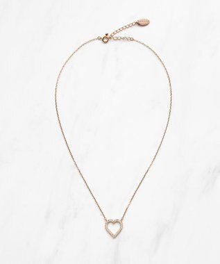 TOCCA WISH IN HEART NECKLACE ネックレス ローズ系