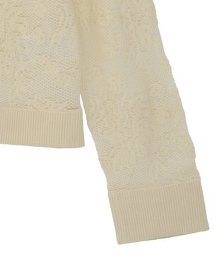 AMERICAN HOLIC レース編みニットプルオーバー Ivory