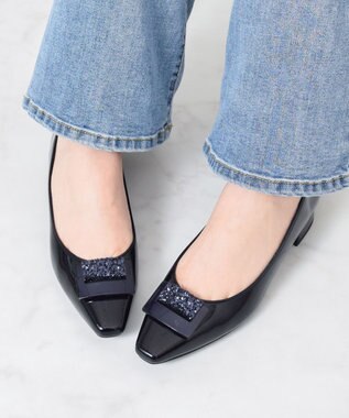 Bridget Birkin 【Bridget Birkin】グリッターパーツパンプス