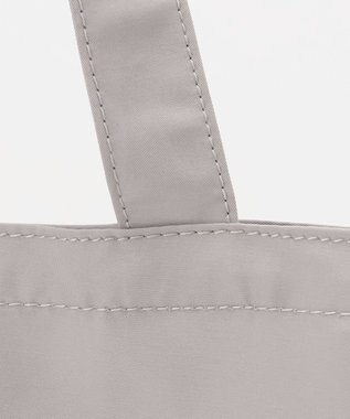 LA BAGAGERIE LA BAGAGERIE×chiyo ポーチ付きフリルエコバッグ シルバー