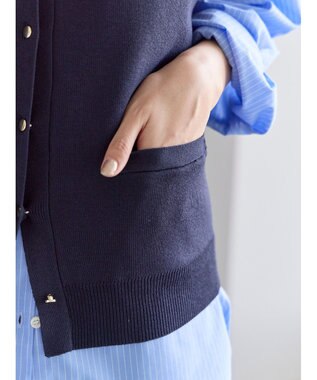 Te chichi 総針ポケット付きVネックベスト《2026 spring catalog item》 ネイビー