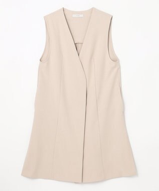 ANY 【セットアップ対応・UVケア・接触冷感】イージケアスタイルアップジレ サンドベージュ