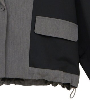 YECCA VECCA MA-1風デザインジャケット Gray