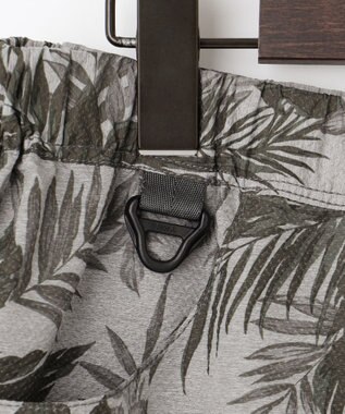 JOSEPH ABBOUD MOUNTAIN 【UNISEX】軽量/ECO撥水 3Dエンボスリーフショーツ ライトグレー系6