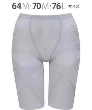 Wing ガードル フルロング丈 【スリムアップパンツ】 はいて歩いてエクササイズ KQ0823 ウイング／ワコール グレー