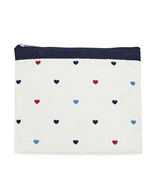LeSportsac DELUXE EVERYDAY BAG/トリコロールハートエンブロイダリー トリコロールハートエンブロイダリー