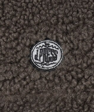 J.PRESS KIDS 【140-170cm】スタンドカラー ボア ブルゾン ブラウン系