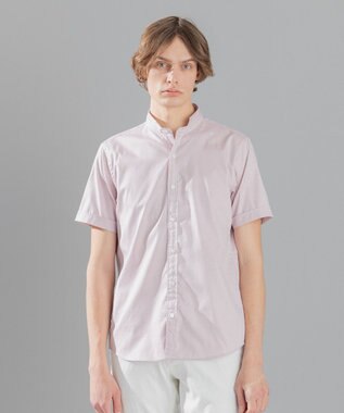 JOSEPH HOMME 【WEB限定商品】80/2 オックスウイング 半袖シャツ ピンク系