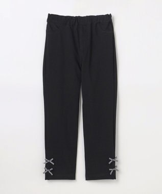 ANY KIDS 【洗濯機可能】ときめきストレッチ カットソーパンツ ブラック