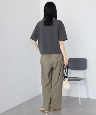 AMERICAN HOLIC 2WAYオフショルスウェット半袖プルオーバー Charcoal Gray