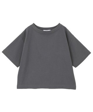 AMERICAN HOLIC 2WAYオフショルスウェット半袖プルオーバー Charcoal Gray
