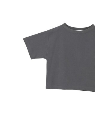 AMERICAN HOLIC 2WAYオフショルスウェット半袖プルオーバー Charcoal Gray